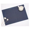 Custom multiple colour type folding washable plastic pvc tablemat