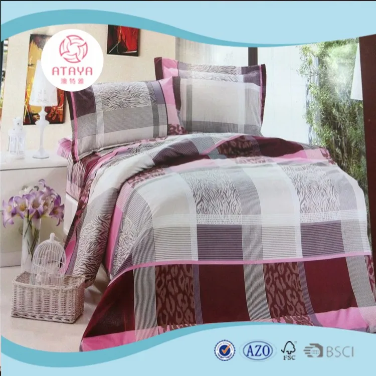Latest Design Promotional Duvet Cover Set With Home Sense Bed