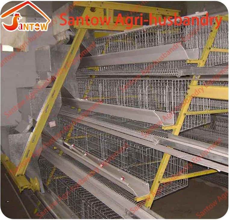 A type 4 tier chicken layer cages pigeon breeding battery cage for poultry farm
