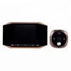 Zinc alloy door scope peephole door viewer motion detection pinhole camera with 3.5" monitor