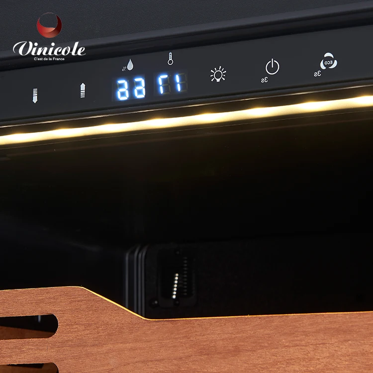 Black Temperaturecontrolled Electric Cigar Humidor From China