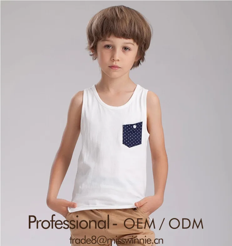 Kids Boy Vest Cotton Tank Top Cool Singlet Buy Cotton
