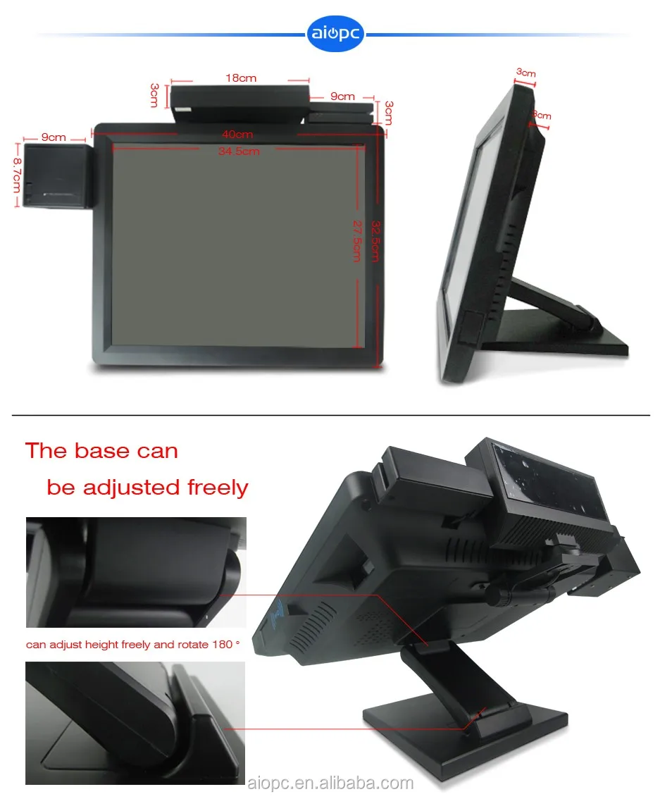 Touch Screen Pos Terminalpos Computer/ Cash Register With