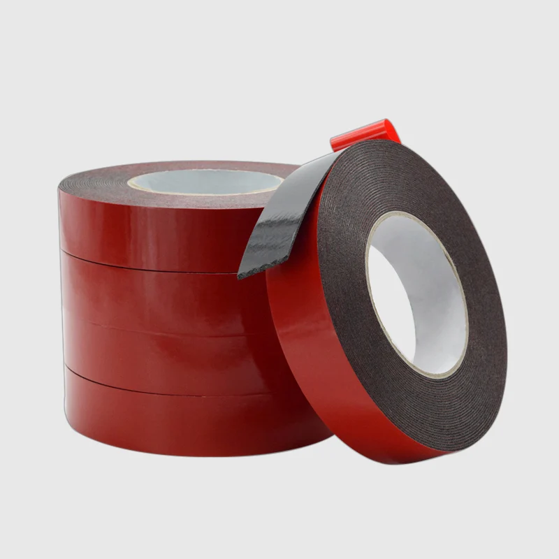 thin red adhesive tape