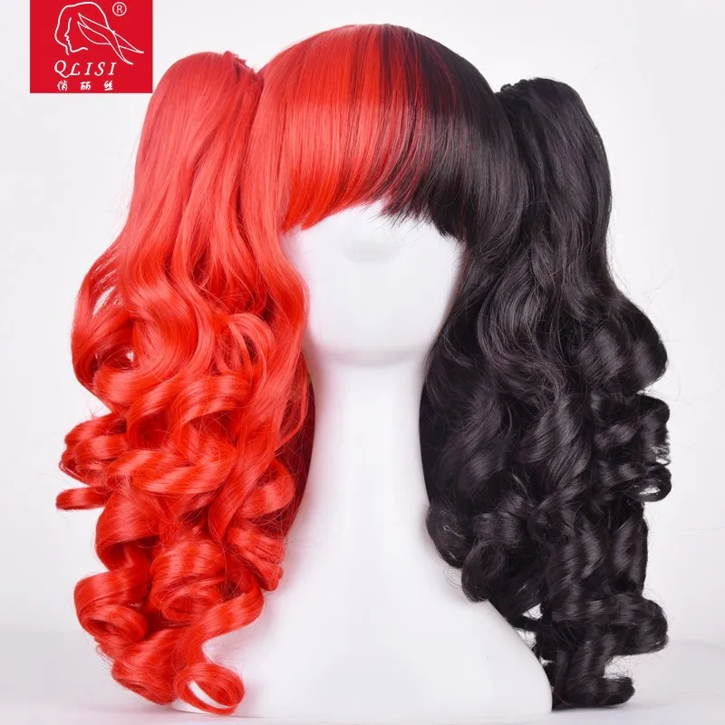 100 Heat Resistant Half Red And Half Black Synthetic Hair Body Wave Short Bob Wigs Buy Short Bob Wigs Body Wave Synthetic Hair Half Red And Half Black Synthetic Hair Product On Alibaba Com