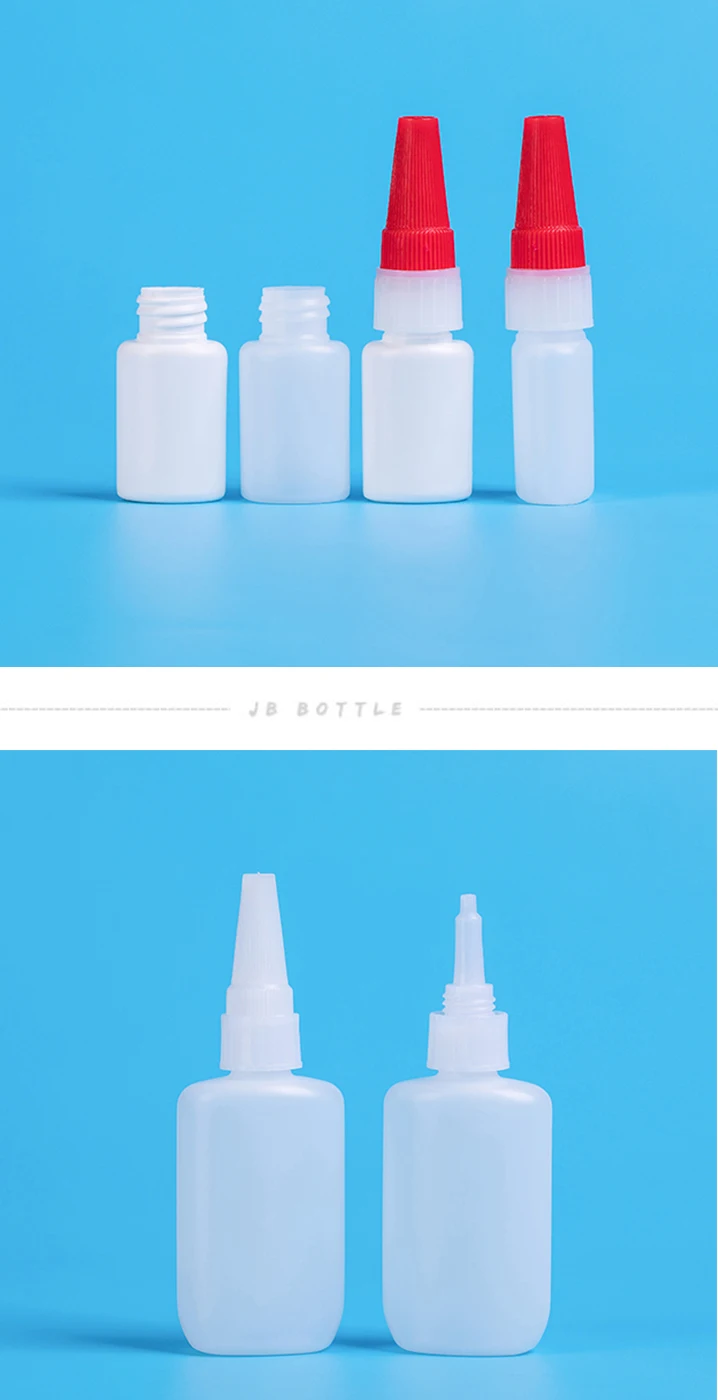 20ml Hdpe Cyanoacrylate Adhesive Epoxy Adhesive Glue Plastic Pin Cap