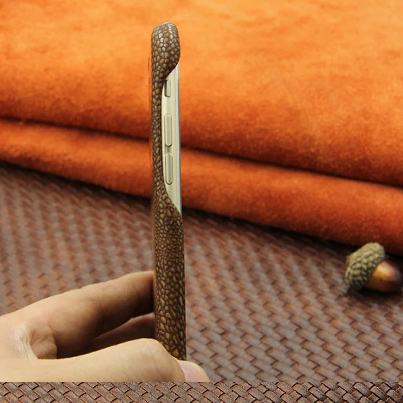 Cell phone cover For iPhone 7 Fashion Ostrich Pattern PU Leather case