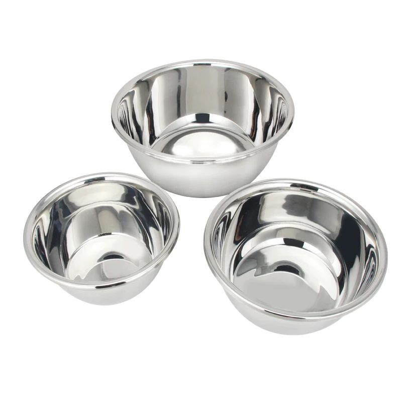 1634cm Bowl Stainless Steel Cake Mixing Bowl Stainless Steel Mixing