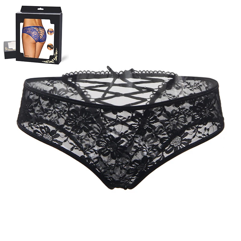 Private Label Sexy Mature Girls Black Lace Sheer Pretty Sexy Panties