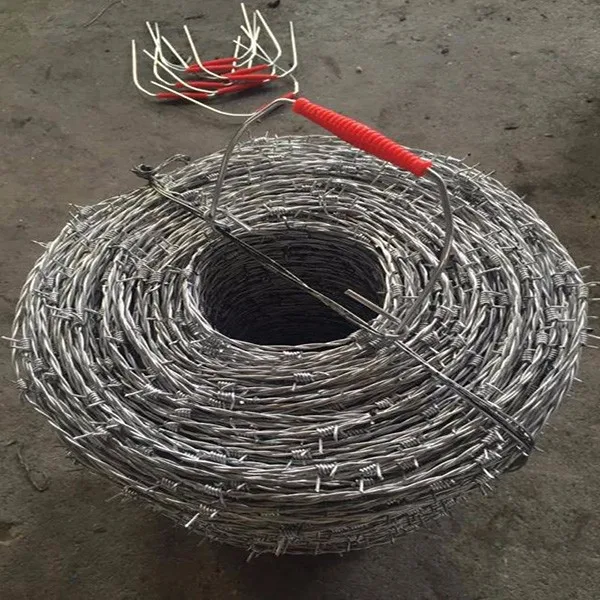 Galvanized And Stainless Steel Anping Best Price Barbed Wire Price Per