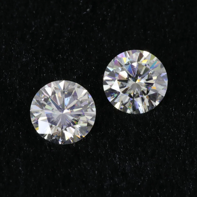 High Quality Moissanite Calibrated Stones 2carat Hearts And Arrows 4h ...