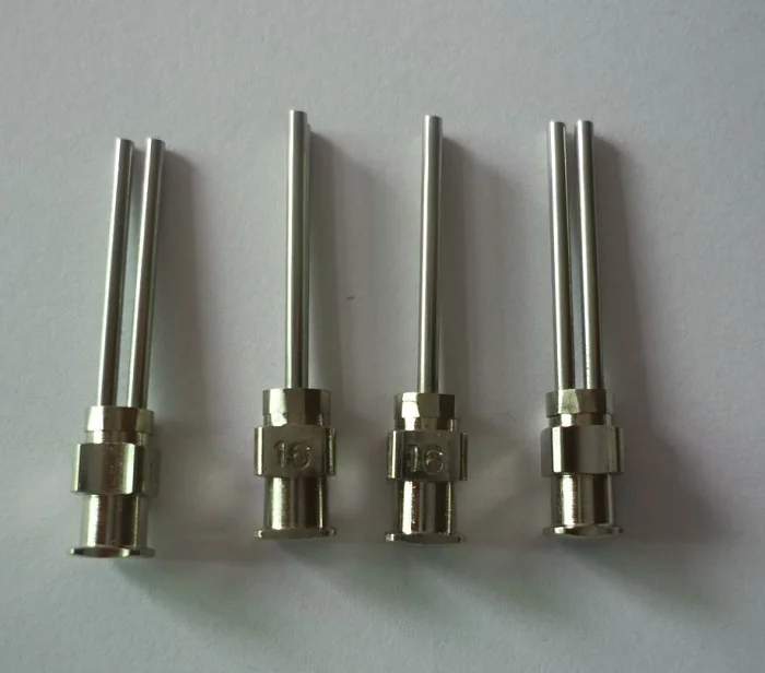 Liquid Glue Adhensive Dispensing Tips In Metal Needle/stainless Steel ...