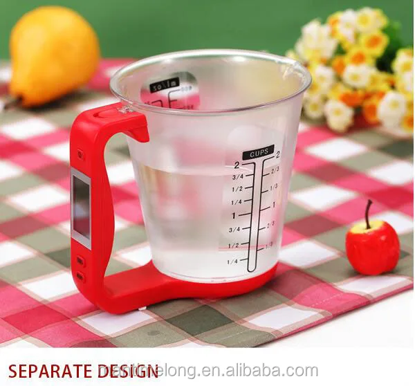2 In 1 Multi Function Measuring Cup Sets Glass Measuring Cup Measuring