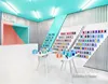 Bespoke Mobile Phone Retail Shop Table Wall Display Slat Wall with Hang for hot sale