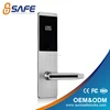 Online checking available thin panel ProUSB sys keyless hotel room door lock