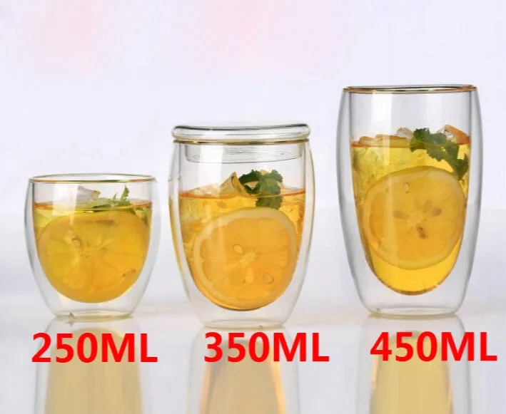 Custom Made Double Wall Glass Cup