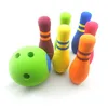 Free of latex bowling toy unique layout bowling club toy lobby