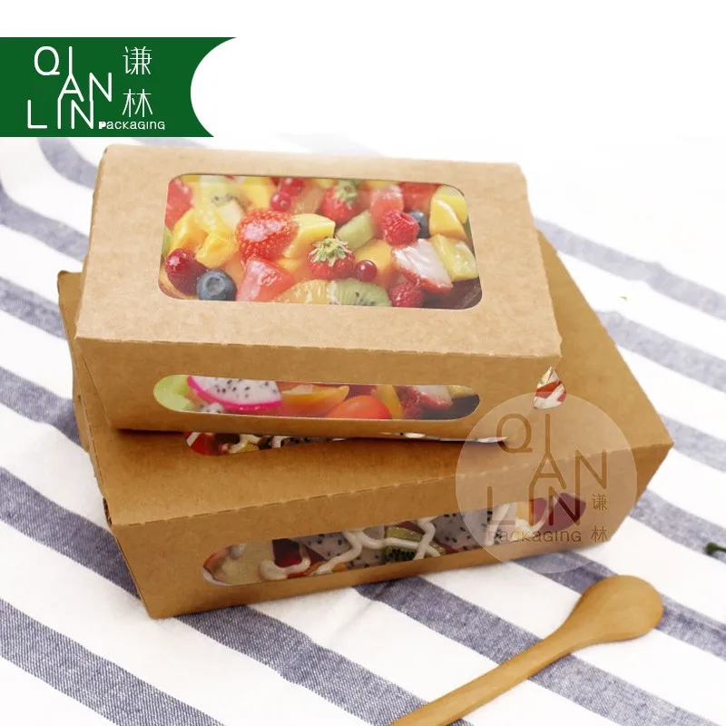 Disposable Bento Paper Box With Customized Design - Buy Disposable ...