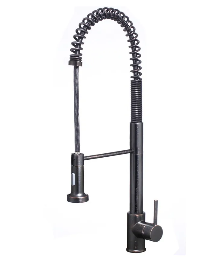 Oil Rubbed Bronze Commercial Style Pre Rinse Kitchen Faucet 8638