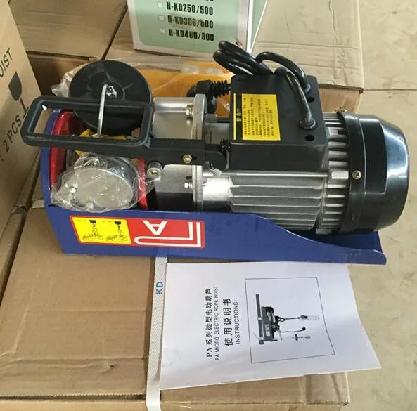Pa 100kg Mini Electric Hoist Motor Lifting Hoists With Beam Trolley Buy 100kg Motor Lifting