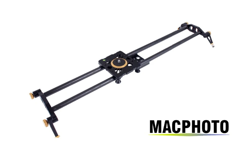 80cm golden carbon fiber video slider for film shooting photography director