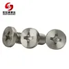 M1 M2 M3 M4 M5 M6 M8 Flat Thin Head Phillips Screw 304 Stainless Steel CD Pattern CNC Screws