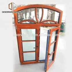 Low price and high quality glass sunroom panels aluminum casement window