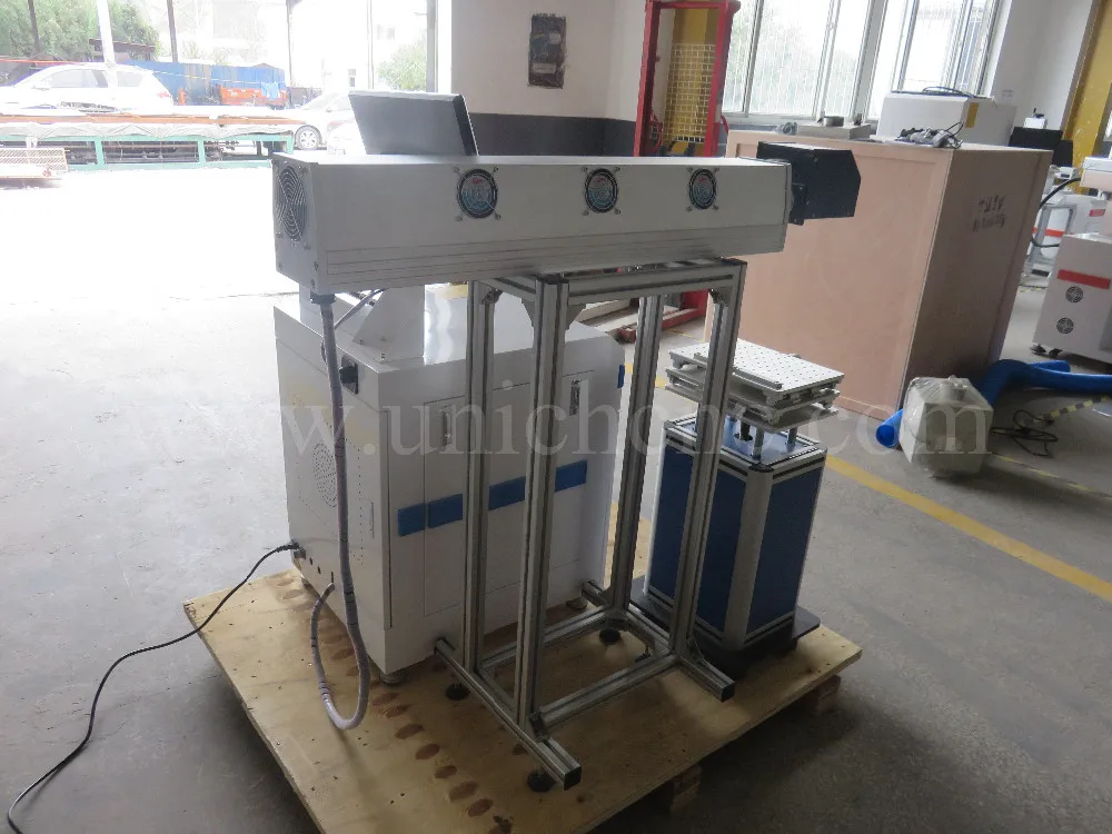 Best price 60w tag fabrication/laser marking printing Leather/ Acrylic/Ceramic machine/co2 laser marking machine