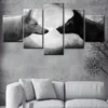 HD Wolf Animal Portrait Art Painting Canvas Art Home Decor Wall Art Picture Animal Oil Painting