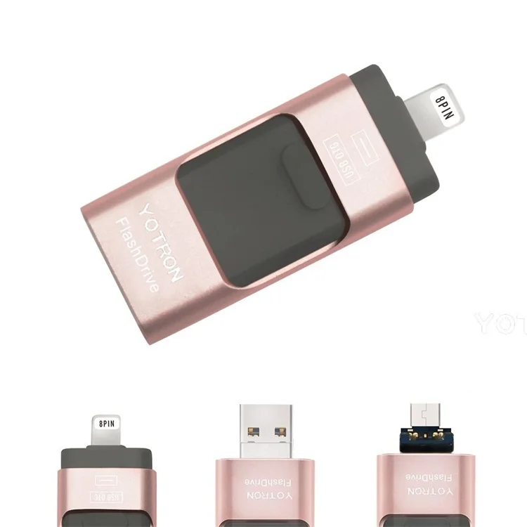 16 gb 32gb 64gb full capacity otg dual usb flash drive for iphone 6 6s 6c - ANKUX.COM