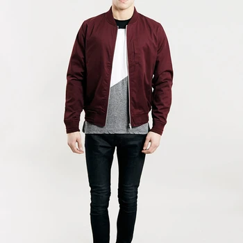 burgundy short jacket