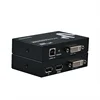 Full Hd Thunder Protection 70M Dual Console Usb Dvi Kvm Extender Over Cat5E Utp Cable Transmission