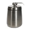 Custom logo stainless steel airtight canister/coffee bean jar/food storage jar with bonus magnetic scoop