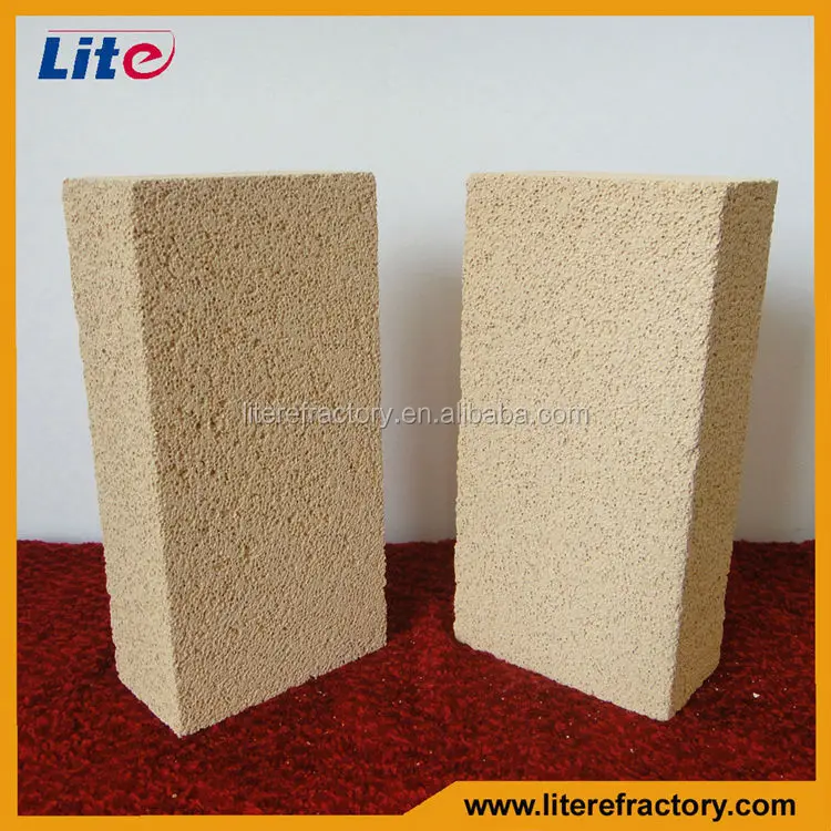 refractory heat insulation fireclay insulating brick for stove