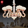 Flying Lighting modern nordic geometric rose gold Led crystal chandelier indoor light pendant lamp