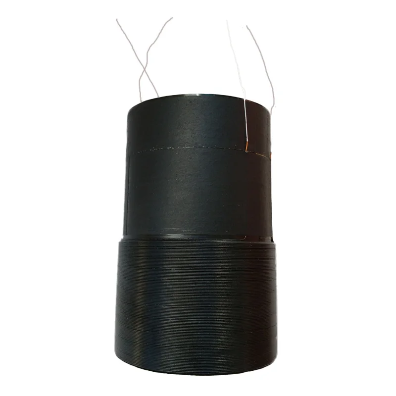 62.9mm Black Aluminum Bobbin Copper Wire Car Voice Coil Dual 4 Ohm