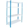 Widely Used Light Duty Slotted Angle Shelving/Steel Shoe Rack Rivet Shelving/Stable Warehouse Boltless Racks