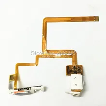 White Headphone Audio Jack Headset Socket Flex Ribbon Cable Hold Switch for iPod 5th Gen Video 30GB