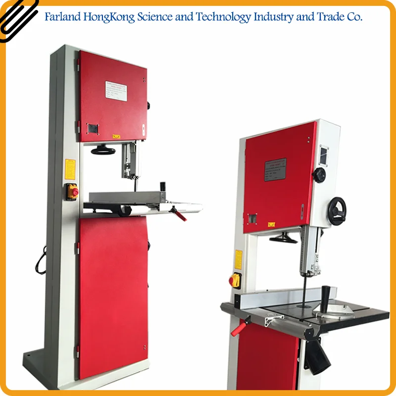 16 Inch 250mm Cutting Depth Vertical Wood Cutting Band Saw Machine
