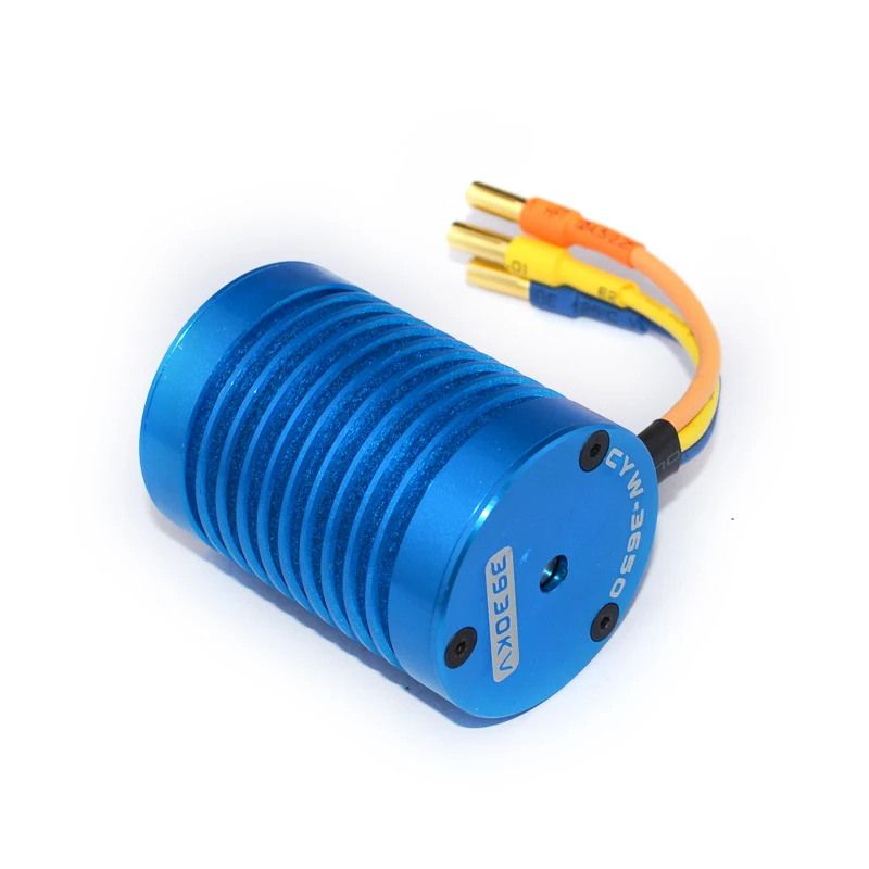 Manufactory F540 3650 sensorless dc motor 4 Poles Inrunner dc motor with slot can for 1:10 rc cars