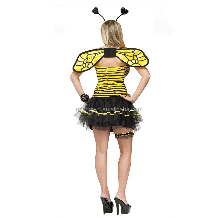 Sexy Bumble Bee Adult Womens Halloween Costume Buy Bee Costumebumble 5692