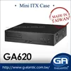 GA620 mini itx case car pc thin client chasis