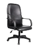 Modern leather office chair mid back swivel pu leather office chair executive office chair