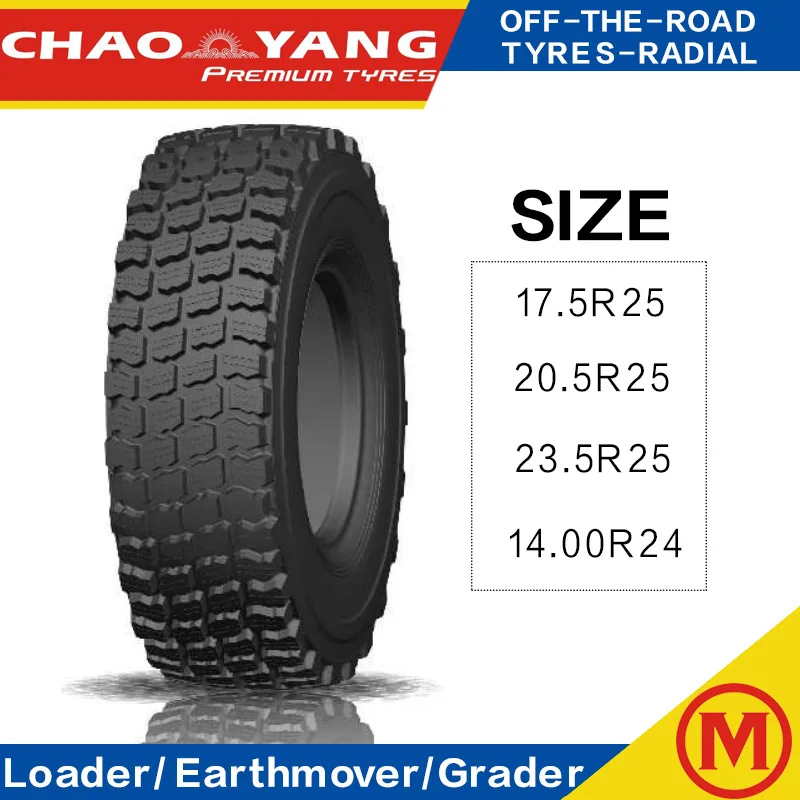 Chaoyang Brand Loader Earthmover Grader Cb798 17.5r25 20.5r25 23.5r25 ...