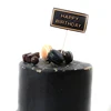 Wholesale New Arrival Wedding Birthday Party Cake Decoration Black Gold Square Shape Happy Birthday Cake Topper