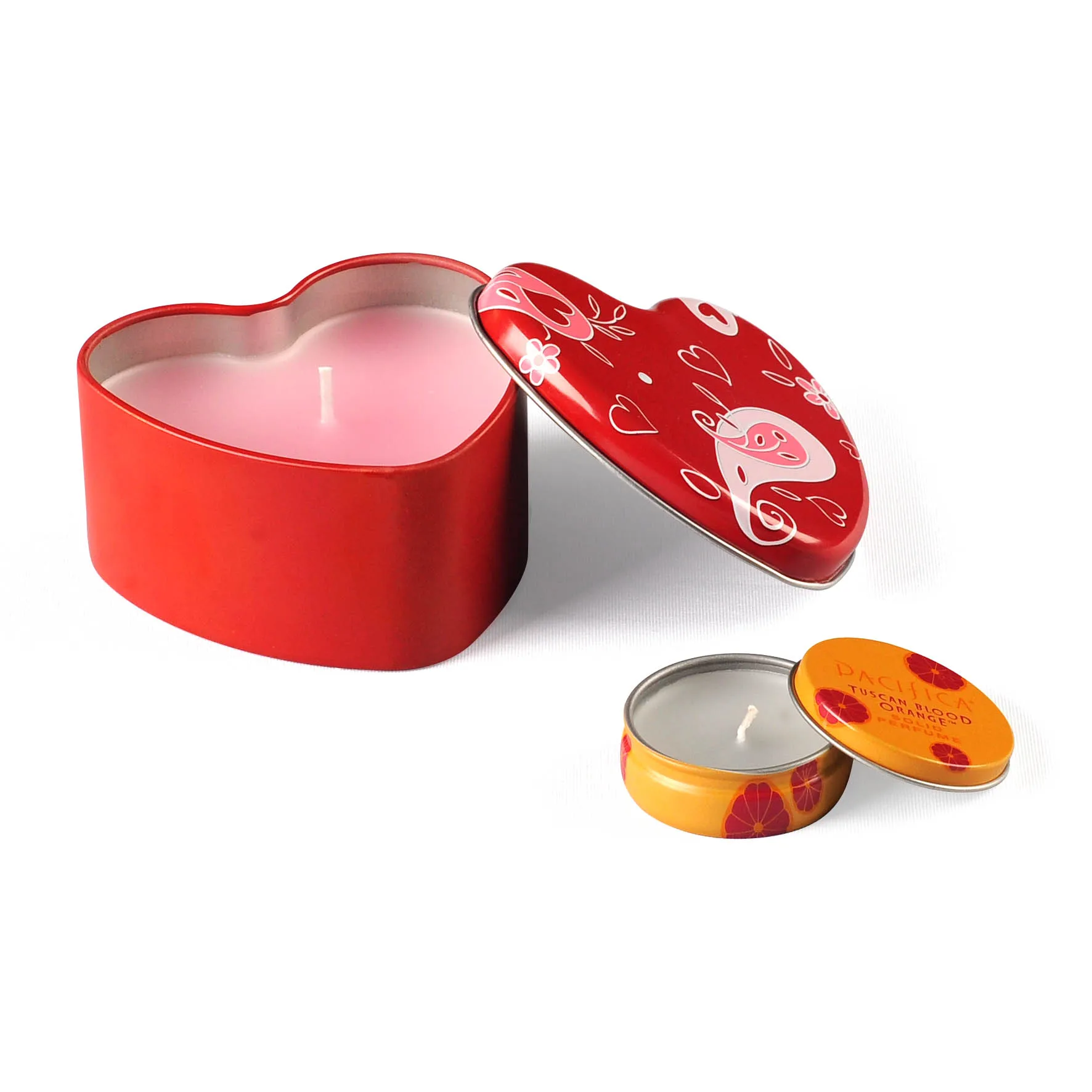 Red Empty Heart Shaped Metal Gift Tin For Candle Buy Metal Gift Tin
