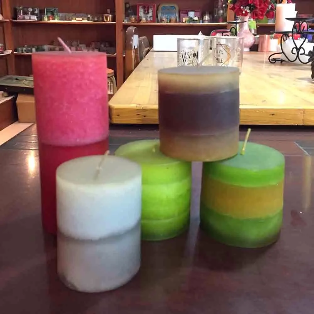 White Square Candle,Wholesale Square Candle,Senced Colorful Square