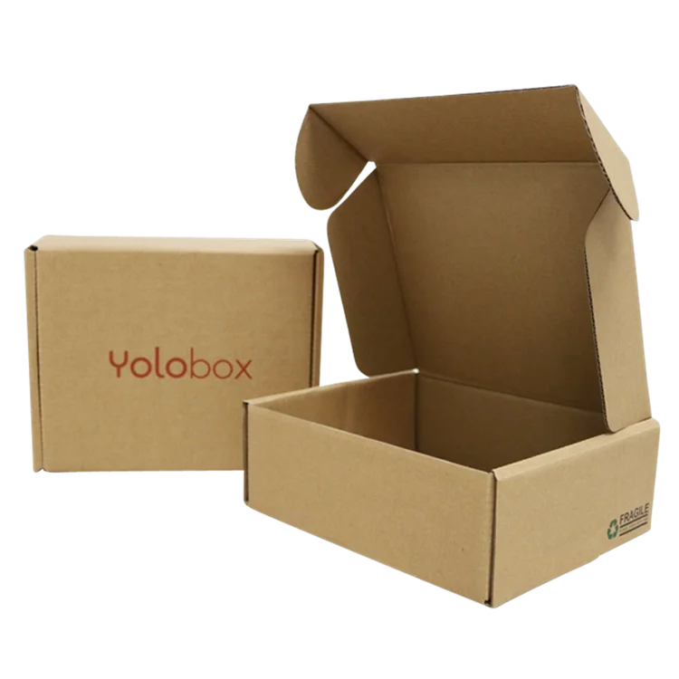 Custom Design Cardboard E-Commerce Boxes - Corrugated Literature Skincare Beauty Products Mailer Box