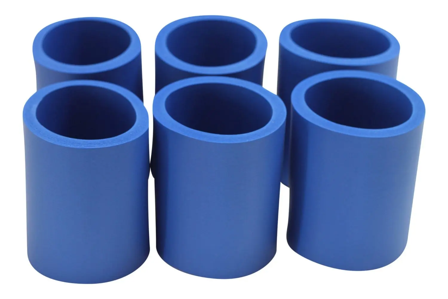 Can Coolers/Non-Collapsible Foam Beverage Can /Set of 6 Royal Blue