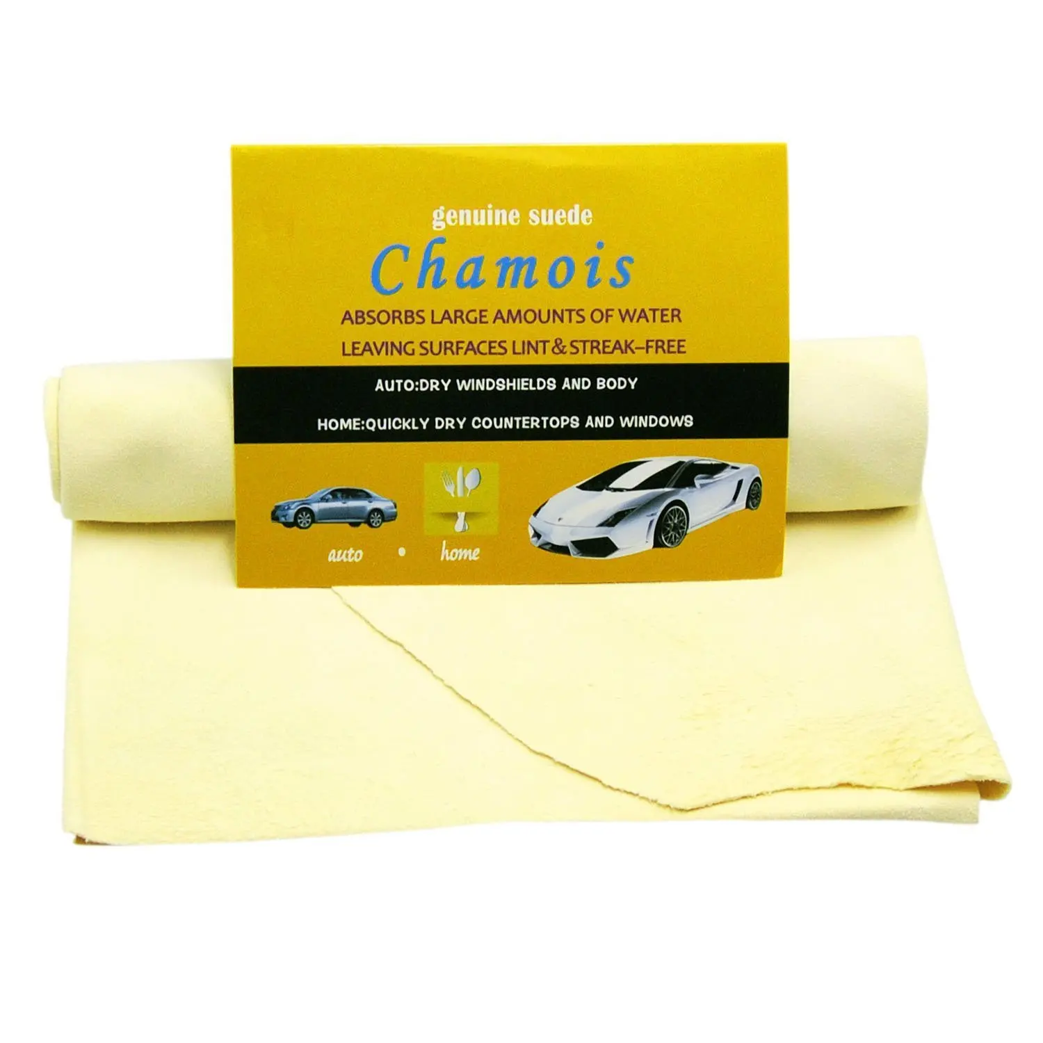 Buy Car Drying Chamois Cloth - Premium Natural Chamois Leather Towel